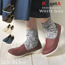 BACKYARD FAMILY Re:getA リゲッタ R-078 ドライビングローファー ホワイトソール シューズ・靴
