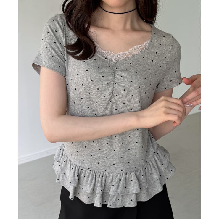 junoah フリルカットトップス トップス shoplistselect-10527578 SHOPLIST パッケージ画像