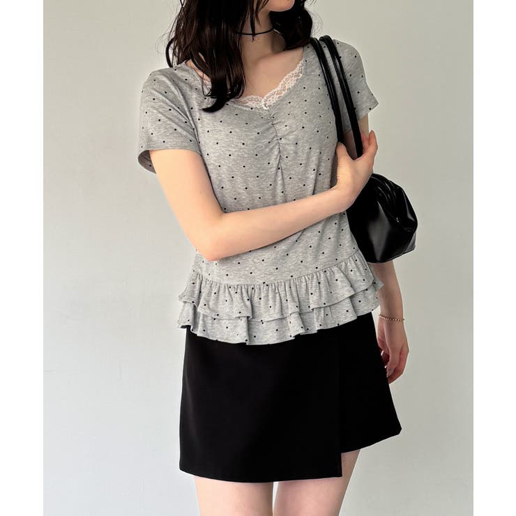 junoah フリルカットトップス トップス shoplistselect-10527578 SHOPLIST サンプル画像2
