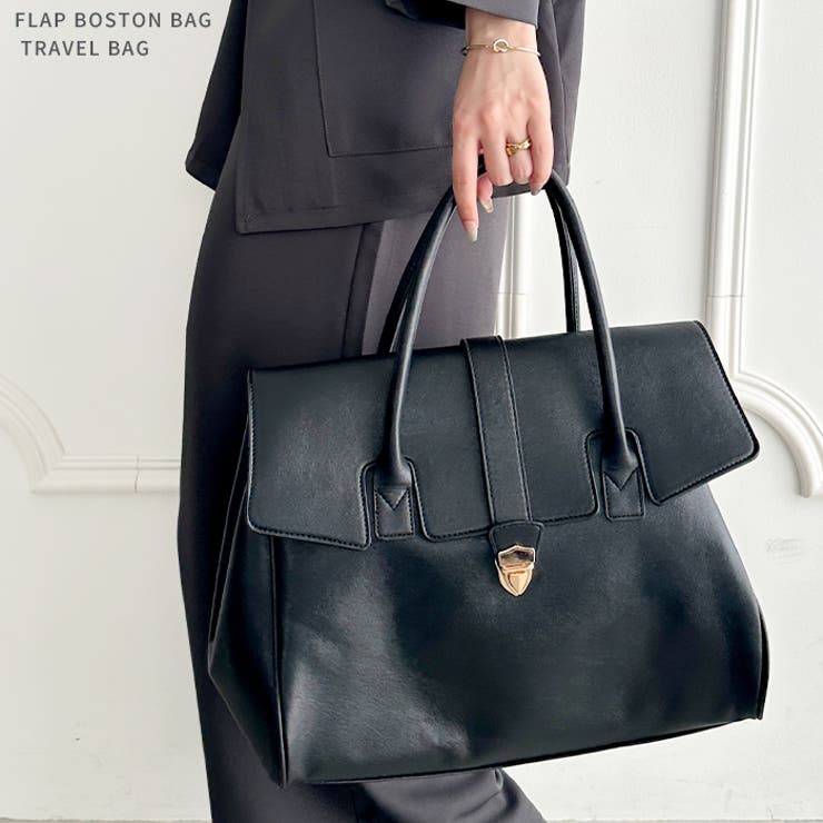 【10％OFFクーポン！8/11(火)1:59まで】Outfitter lab 大容量フラップボストンバッグ トラベルバッグ バッグ・鞄 shoplistselect-10527939 SHOPLIST パッケージ画像