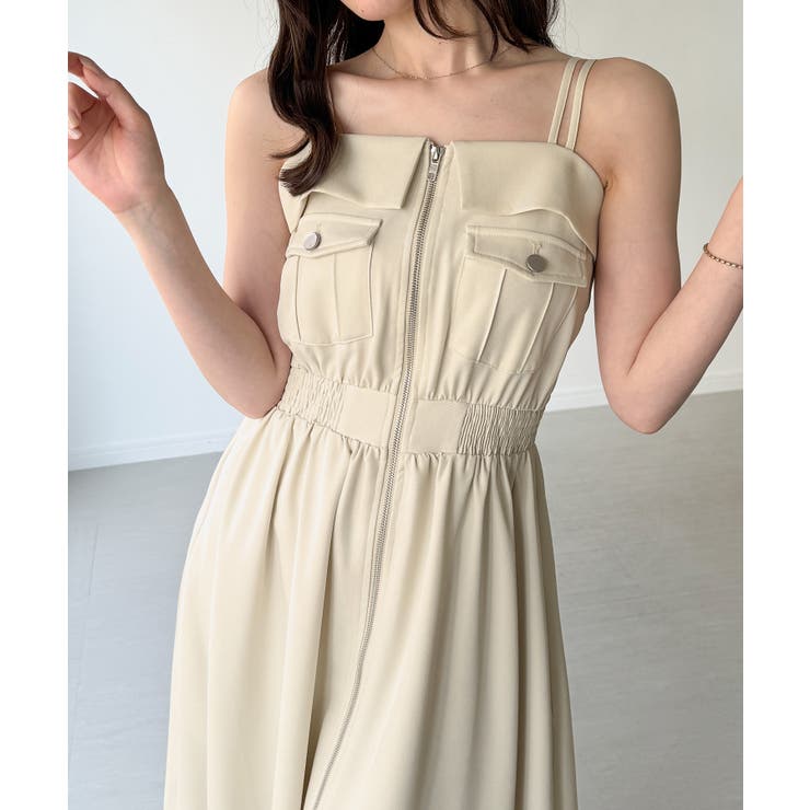 junoah ミリタリーフレアキャミワンピース ワンピース・ドレス shoplistselect-10528441 SHOPLIST パッケージ画像