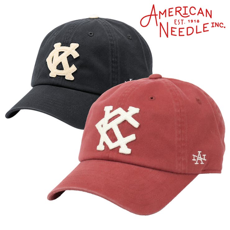 99HeadwearShop【WOMEN】 アメリカンニードル キャップ American Needle カンザスシティ・モナークス ニグロリーグ ロゴ 帽子 メンズ レディース 復刻 ローキャップ 男女兼用 帽子