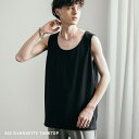 【4/27 9:59まで 10%OFFクーポン】Rocky Monroe タンクトップ オーバーサイズ ヘビーウェイト ノースリーブ メンズ レディース カットソー 無地 ビッグシルエット ワイド ルーズ リラックス ゆったり インナー レイヤード 重ね