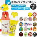 BACKYARD FAMILY 抗菌 食洗対応 直飲み ワンタッチボトル 480ml プラスチック製 食器・キッチン用品