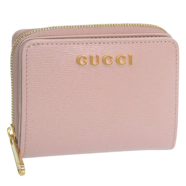 Riverall GUCCI グッチ 財布 レディース 二つ折り財布 アウトレット レザー ピンク  ...
