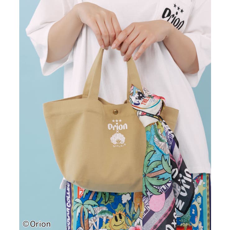 ScoLar orion×ScoLar スカーフ柄バッグ バッグ・鞄