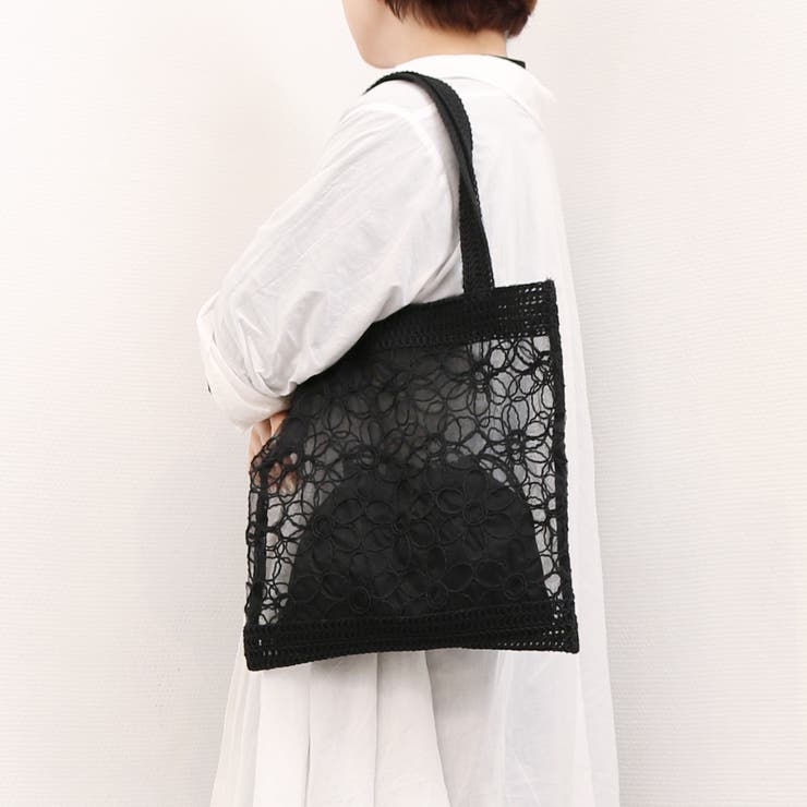 UNBILLION カシュカシュ cachecache / レースミニ手提げバッグ バッグ・鞄