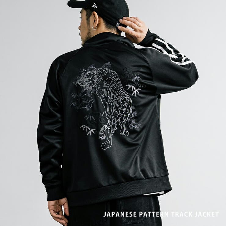 【10%OFFクーポン!11/27(木)1:59まで】Rocky Monroe トラックジャケット ジャージ 和柄刺繍 メンズ レディース 長袖 ライトアウター...