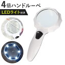 【マラソン期間中 5%OFFクーポン】BACKYARD FAMILY ハンドルーペ LEDライト付き 虫眼鏡 ファッション雑貨