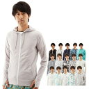 BACKYARD FAMILY ラッシュガード パーカー 長袖 メンズ uv 通販 ショート丈 フード 男性 ジップアップ水陸両用ラッシュパーカー紫外線対策日焼け防止 uvカット 大きいサイズ upf 水着 hwjhw8084 水着