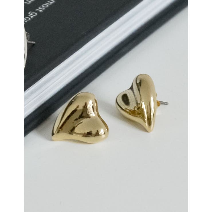 Re:EDIT カービングハートピアス アクセサリー shoplistselect-10356987 SHOPLIST サンプル画像3