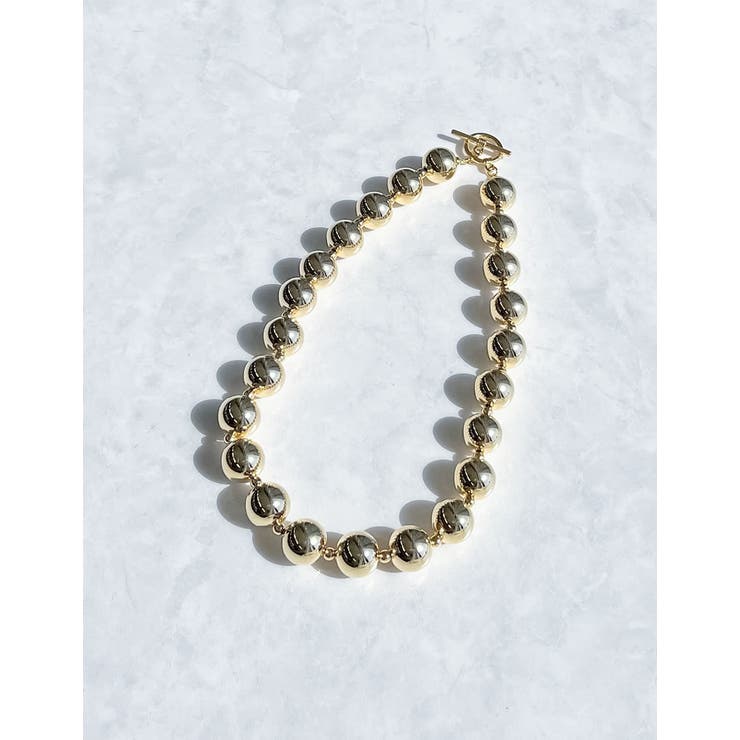 【10％OFFクーポン！8/27(木)1:59まで】Re:EDIT ビッグボールチェーンネックレス アクセサリー shoplistselect-10357003 SHOPLIST サンプル画像2