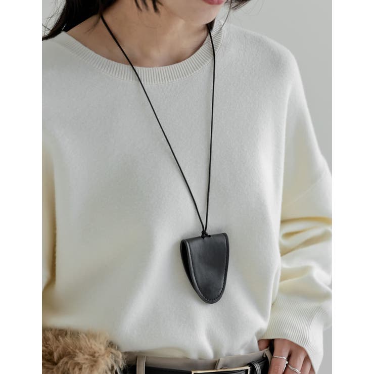 Re:EDIT フェイクレザーホルダーネックレス アクセサリー shoplistselect-10456182 SHOPLIST サンプル画像2