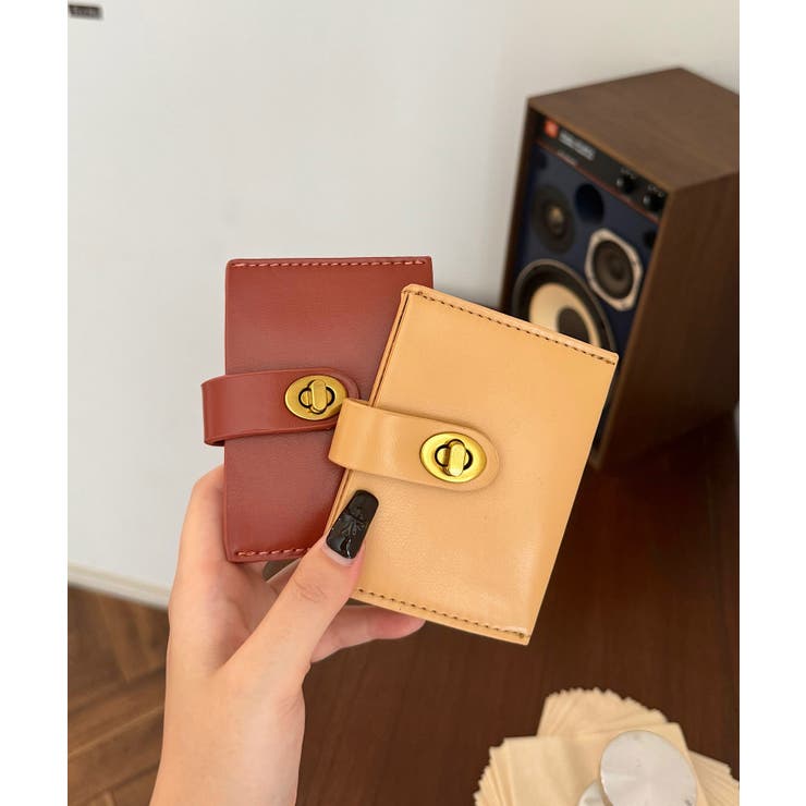 LOVERS 夏新作 ミニウォレット ma 財布 ウォレット カードケース ミニ くすみカラー レザー調 ゴールドトレンド 韓国ファッションレディース 財布 shoplistselect-10126547 SHOPLIST サンプル画像2