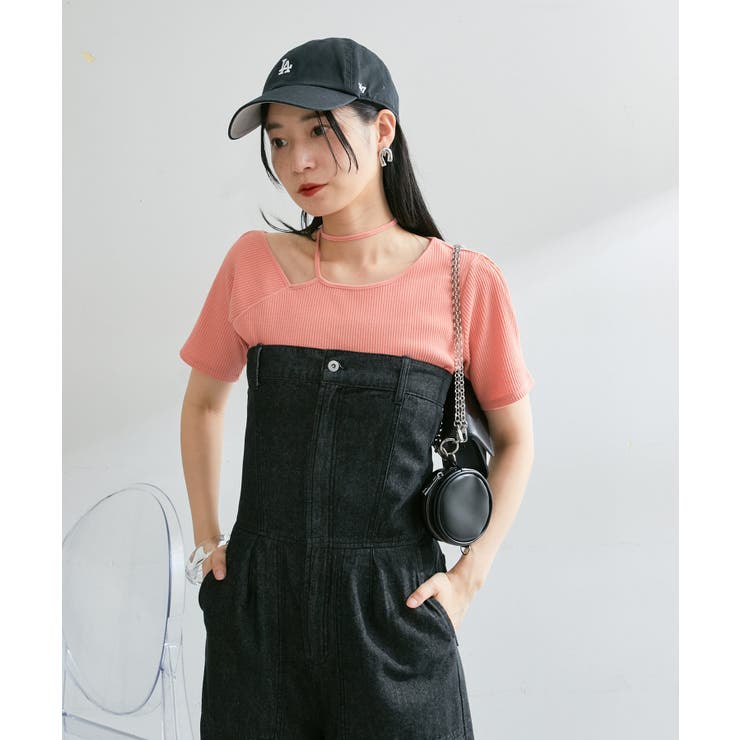 【20％OFFクーポン！7/25(土)限定】PAL GROUP OUTLET 【Kastane】テレコワンショルTee トップス
