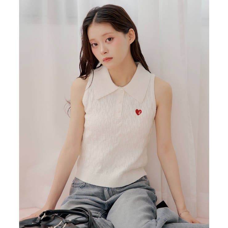 PAL GROUP OUTLET 【Chico】ケーブルアメスリポロKT トップス