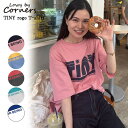 CORNERS TinyプリントTシャツ トップス