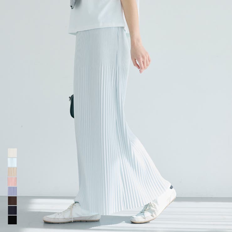 coca 〈26ss新色登場〉細見え！セルフカットできるリブロングIラインスカート スカ...
