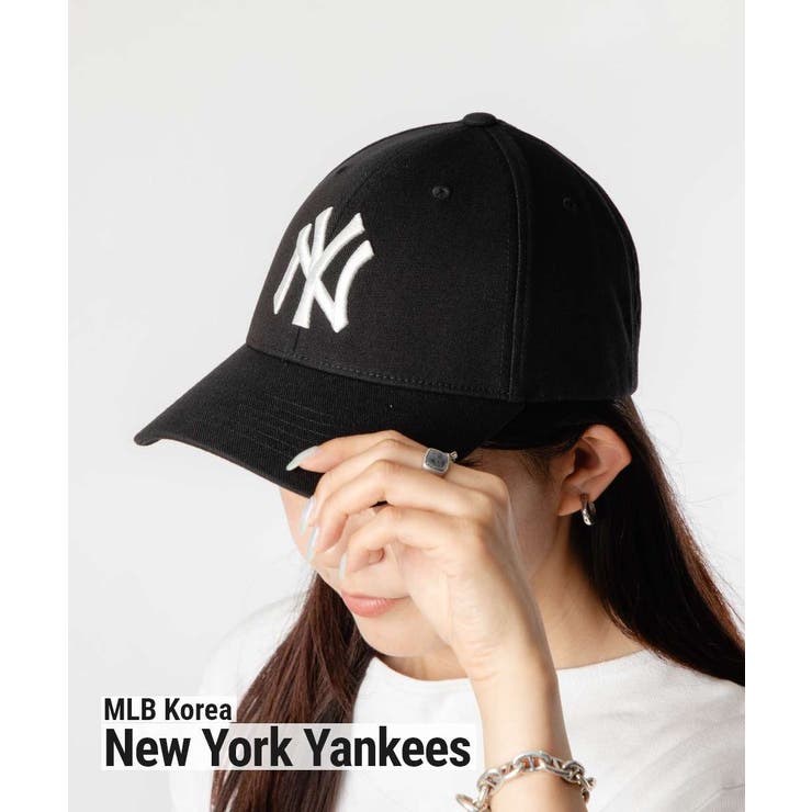 U-STREAM エムエルビーコリア MLB Korea New-Fit Structured Ball Cap ニューフィット ストラクチャー ボールキャップ 3ACP0802N キャップ ベースボールキャップ ユニセックス 帽子 ニューヨーク ヤンキ