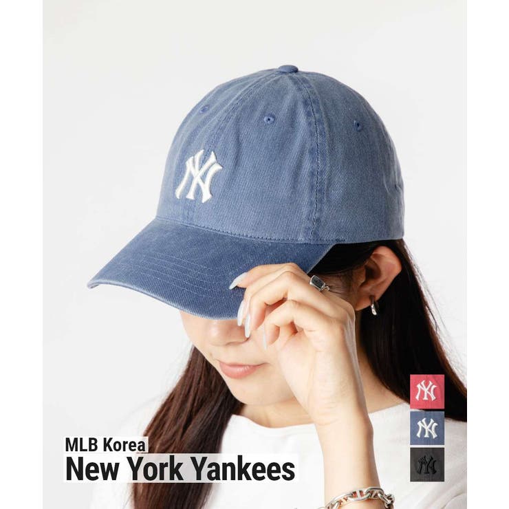 U-STREAM エムエルビーコリア MLB Korea Basic Washing Unstructured Ball Cap ベーシックウォッシュ アンストラクチャード ボールキャップ 3ACPVV14N キャップ ベースボールキャップ ユニセックス