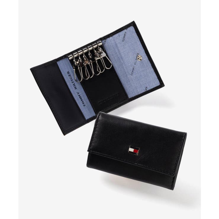 U-STREAM トミーヒルフィガー TOMMY HILFIGER Oxford オックスフォード Oxford-yen 6 hook keycase 6フック キーケース オックスフォード 31TL17X002 キーケース 6連 メンズ 財布 小物 ブ