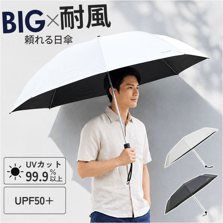 BACKYARD FAMILY 晴雨兼用折りたたみ傘70cm カラビナ付き 小物