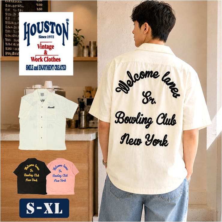 【10％OFFクーポン！7/26(日)1:59まで】BACKYARD FAMILY HOUSTON BOWLING SHIRT(NEW YORK) トップス
