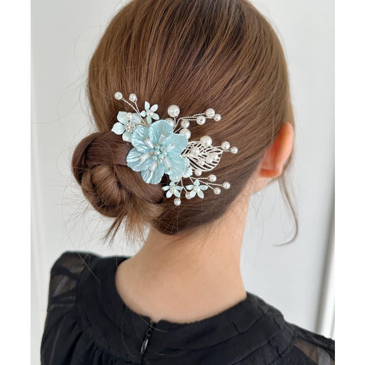 Outfitter lab フラワーブーケヘアクリップ ヘアアクセサリー