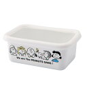 【マラソン期間中 5%OFFクーポン】BACKYARD FAMILY スヌーピー ホーローレクタングルストッカー M 食器・キッチン用品
