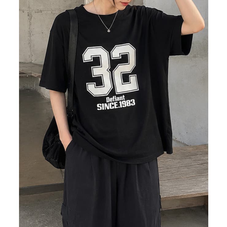 【10％OFFクーポン！9/24(木)1:59まで】GORGE 《配色・スポーティ》フロッキーナンバーTシャツ／カジュアル×ストリート／春夏／全3色 トップス shoplistselect-10534896 SHOPLIST サンプル画像2