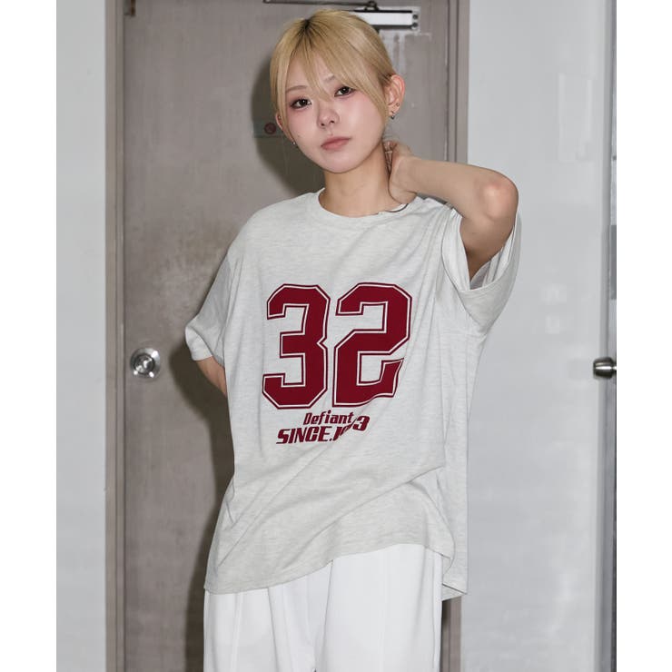 【10％OFFクーポン！9/24(木)1:59まで】GORGE 《配色・スポーティ》フロッキーナンバーTシャツ／カジュアル×ストリート／春夏／全3色 トップス shoplistselect-10534896 SHOPLIST サンプル画像3