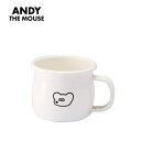 BACKYARD FAMILY ねずみのANDY ホーローマグカップ 食器・キッチン用品