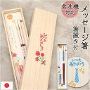 BACKYARD FAMILY メッセージ箸 桐箱箸置き付 食器・キッチン用品