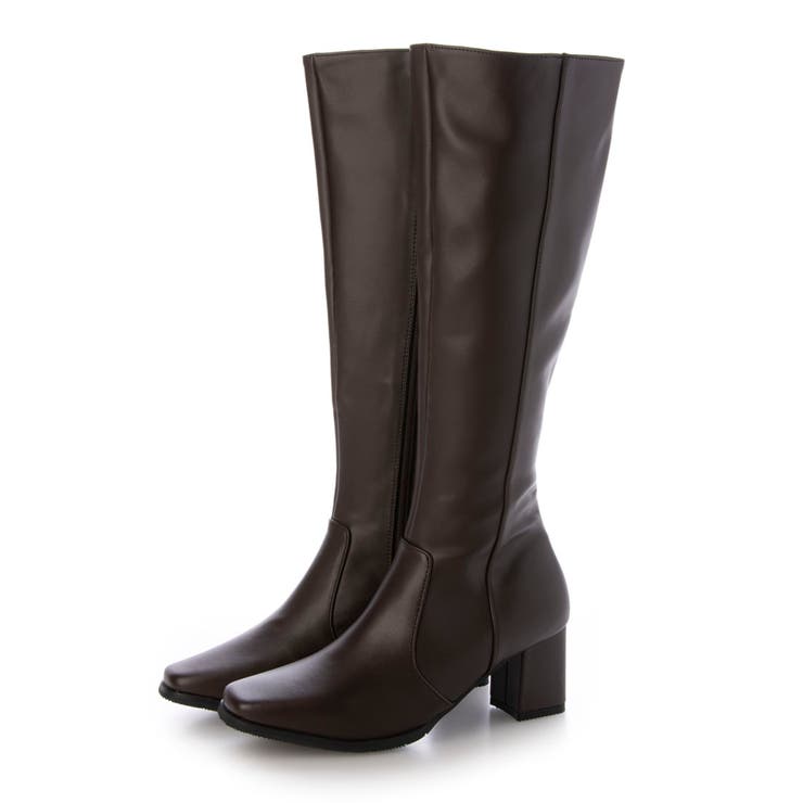 Mafmof Realta(レアルタ)6cmヒールソフトレザーロングブーツ シューズ・靴