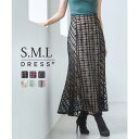DRESS+ チュールスカート ロングスカート くるぶし丈 マーメイド 卒業式 成人式 スカート
