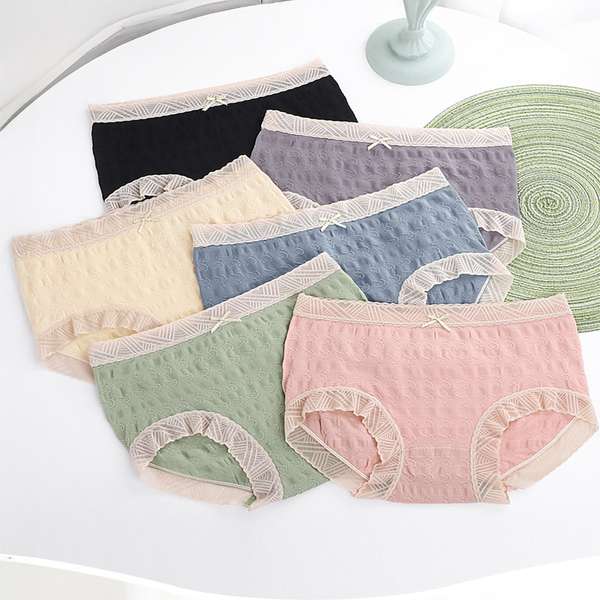 送料無料 レディース シームレス 響かないショーツ 蒸れないアンダーウェア 柔らかい ノーマル インナー 可愛いショーツ6枚セット ヒップアップ 下着 ショーツまとめ買い 締め付けない 下着