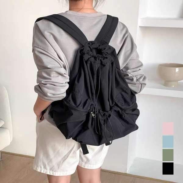 【11日23時まで3,502円】送料無料 レディース バックパック 背負いバッグ 肩紐太い 大容量 a4 通勤通学 カジュアル 可愛い おしゃれ お出かけ 旅行 無地リュック 男女兼用リュック 韓国ファッション