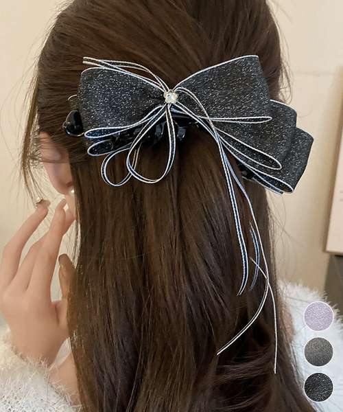 【P3倍】送料無料 レディース ヘアアクセサリー まとめ髪 ポニーテール 上品髪留め おしゃれ 大人 ...