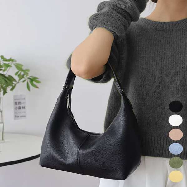 【11日23時まで3,445円】送料無料 ショルダーバッグ シンプル 軽い 合皮カバン 通勤 肩掛けカバン オフィスカジュアル ミニトートバッグ ハンドバッグ バッグ お出かけ鞄 フェイクレザー無地 手提げバッグ