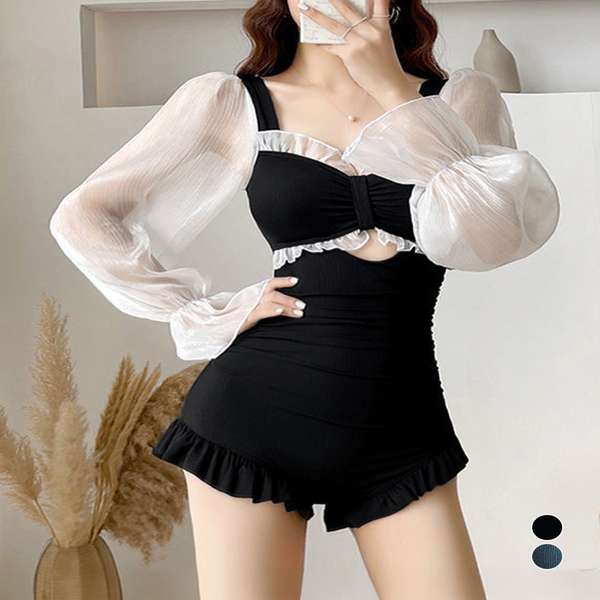 水着ビキニ検索結果｜【クーポン利用で2,866円】送料無料 スイムウェア カットアウト フェミニン水着 露...