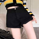 【スーパーSALE10%OFF】送料無料 ハイウエスト 暖かい短パン セクシー ホットパンツ スリムミニ丈パンツ 美脚脚長 タイトボトムス 着やせ オシャレ秋冬服 細見え パンツ無地 着やせショーパン黒 裏ボア あったか