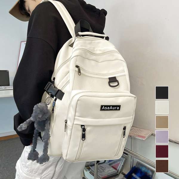 送料無料 おしゃれ ディバッグ ユニセックス a4 マザーズリュック カジュアル 通勤通学バッグ 旅行遠足 学生かばん アウトドア ロゴ 黒リュック 修学旅行鞄大きめ 多収納リュック韓国