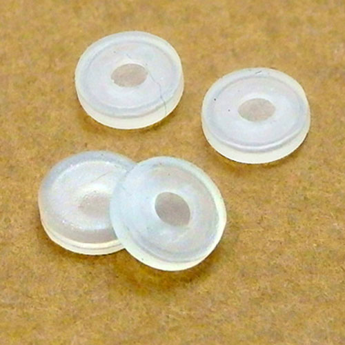 【メール便/送料無料】 イヤリング用 シリコンカバー 2ペア 穴中サイズ シリコン製 シリコン樹脂 母の日 ギフトに プレゼントに
