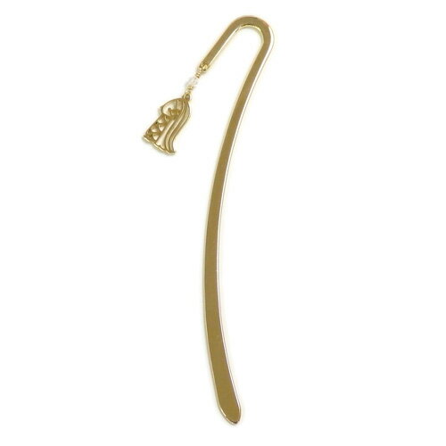 メール便 しおり ブックマーカー スカシ アマビエ様 スワロフスキー 金属 メタル ゴールドカラー 栞 帯飾り 浴衣 着物 アマビエ グッズ amabie