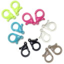 プラスチック カニカン プラカニカン カニフック 大 金具 【2個組】 留め金具 接続金具 アクセサリーパーツ 25×15mm カニカン金具 母の日 ギフトに ...