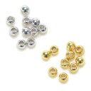 カシメ玉 つぶし玉 2mm×10個 肉厚 アクセサリーパーツ 金具 かしめ 2ミリ 10粒 シルバーカラー ゴールドカラー 真ちゅう 母の日 ギフトに プレゼン...