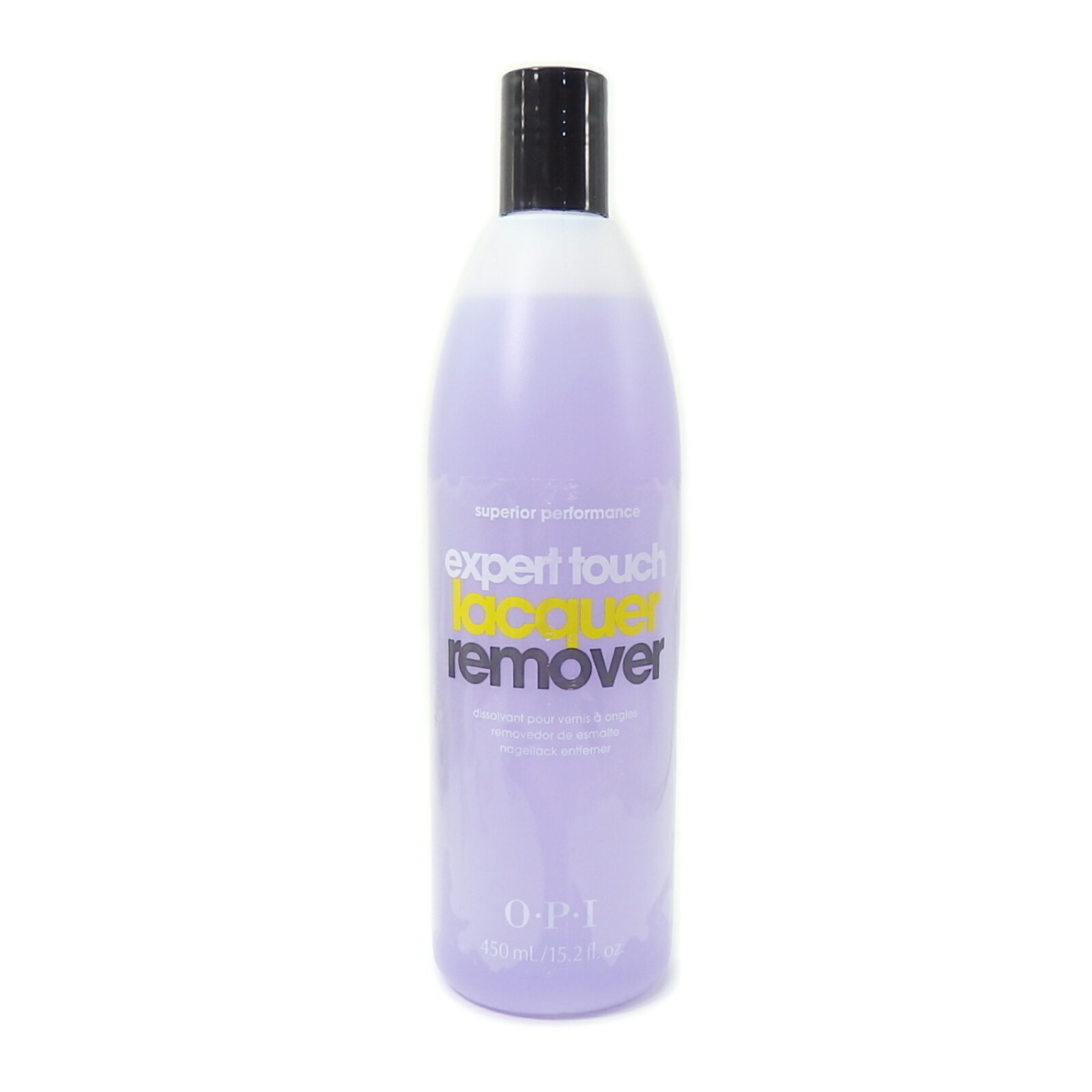 OPI Expert Touch Lacquer Remover 450ml Purple Medium AL416 Expert Nail Polish Remover