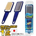 10周年セール開催中!本日ポイント必ず10倍以上!天然ブタ毛100%のブラシとドレスブラシが一つになりました 母の日 イオン2サイドブラシ両面切替式・大切な衣類...