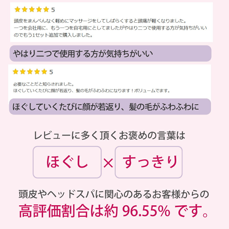 10周年記念セール!本日ポイント必ず2倍以上×クーポン!スカルプケア 頭皮マッサージ グッズ 人気 ヘアケア グッズ 頭皮 マッサージャー ヘアケア 手動 マッサージ器 人気 満天社 ヘッドスパ ハンドプロ ツインプッシュタイプ