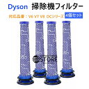 4個セット ダイソン用 dyson用 V6 V7 V8 交換フィルター 掃除機用フィルター 対応機種DC58 DC59 DC61 DC62 DC74 V6 V7 V8 洗濯可能 交..